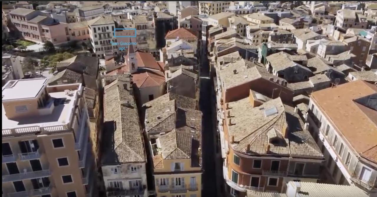 "San Giacomo Square Apt." In The Heart Of Old Town Corfu  Zewnętrze zdjęcie